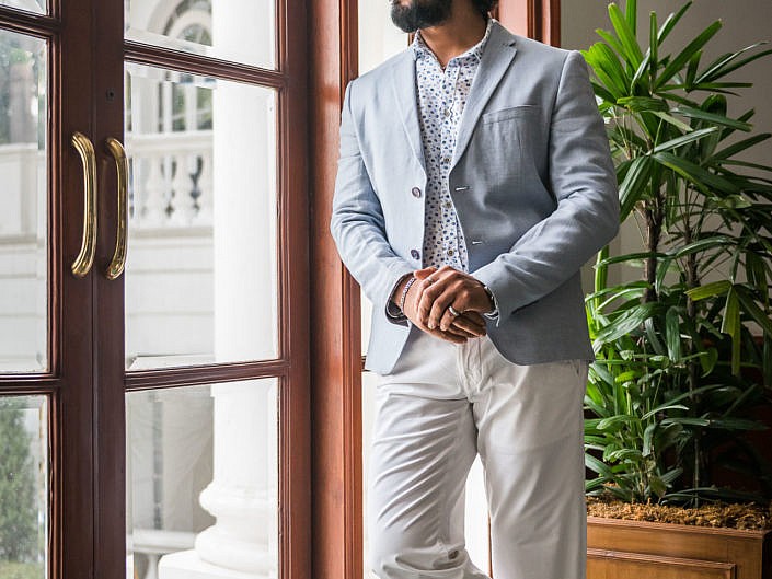 Randeep Hooda for a men's fashion shoot in Lucknow