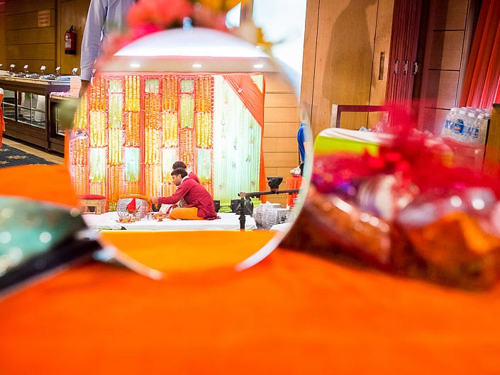 beautiful indian wedding at chhatarpur delhi