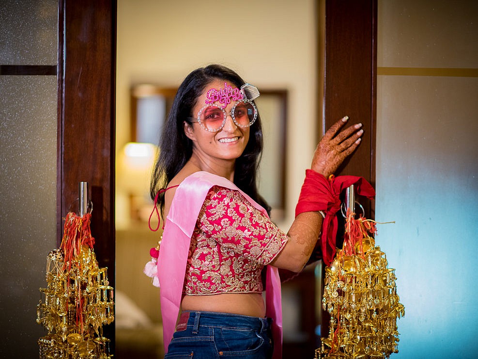 beautiful indian wedding at chhatarpur delhi