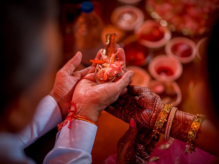 beautiful indian wedding at chhatarpur delhi