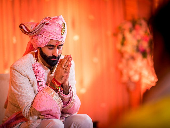 beautiful indian wedding at chhatarpur delhi
