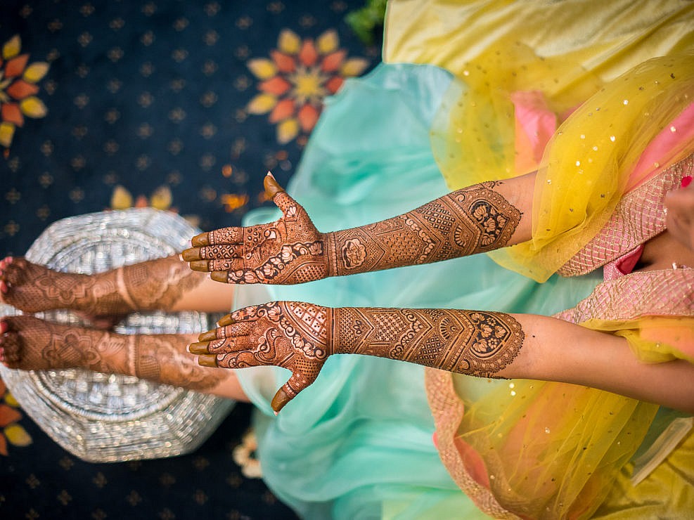 beautiful indian wedding at chhatarpur delhi