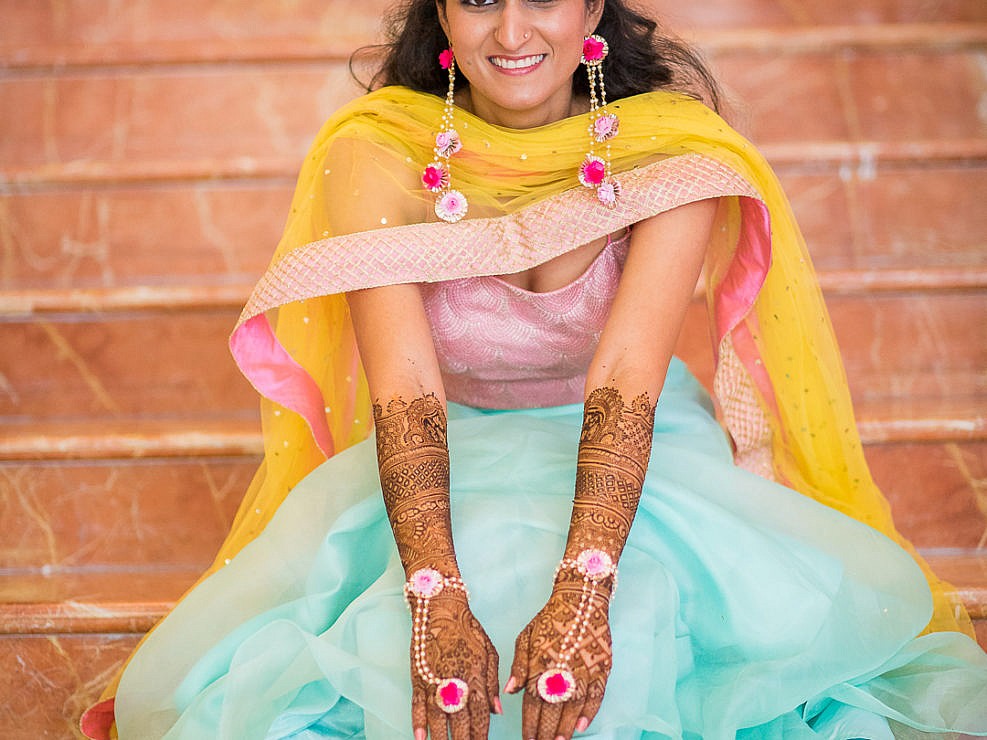 beautiful indian wedding at chhatarpur delhi