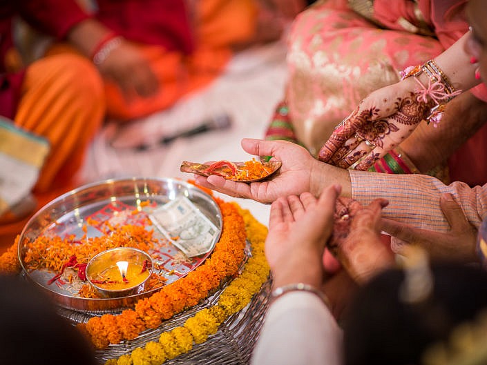beautiful indian wedding at chhatarpur delhi